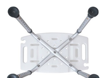 雅德老年人洗澡凳防滑浴室凳孕妇沐浴椅铝合金淋浴凳可调高图3