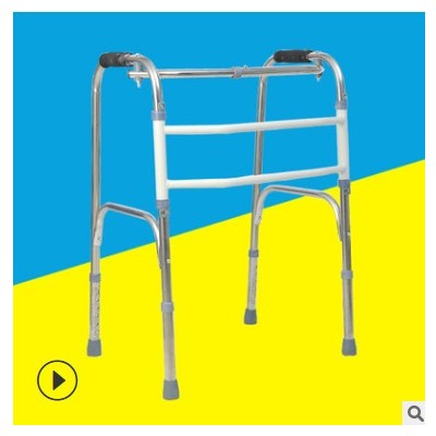不锈钢扭动助行器 可折叠 高度可调 不锈钢助行器 框式助行器图2