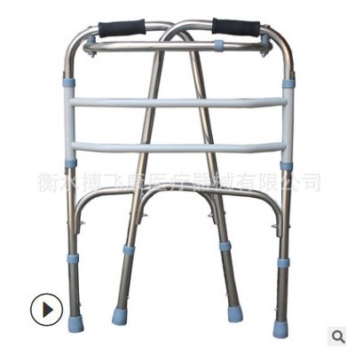 不锈钢扭动助行器 可折叠 高度可调 不锈钢助行器 框式助行器图3