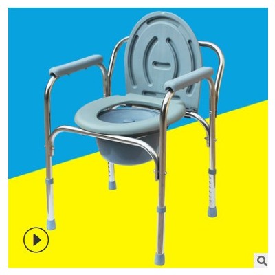 不锈钢坐便椅 不锈钢座便椅 大便椅凳 高度可调座便椅凳 大便椅图2