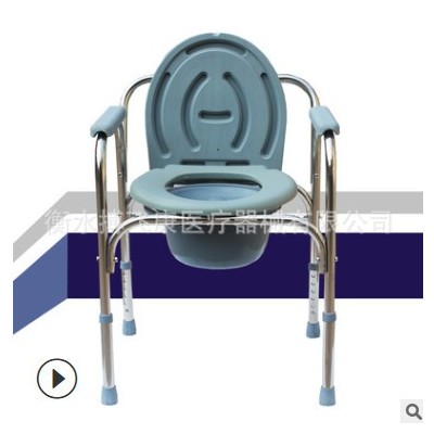 不锈钢坐便椅 不锈钢座便椅 大便椅凳 高度可调座便椅凳 大便椅图3