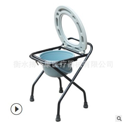 老年座便椅 可折叠坐厕凳 坐便椅 座便马扎 大便凳 大便椅坐厕椅图2