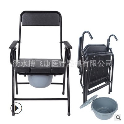 坐便椅 座便椅 坐便凳 坐厕椅 座厕凳 大黑桶座便椅 桶式座便椅图2