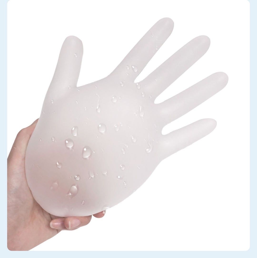 英科pvc手套餐饮食品一次性手套批发pvc半透明食品级加厚烘焙手套图2