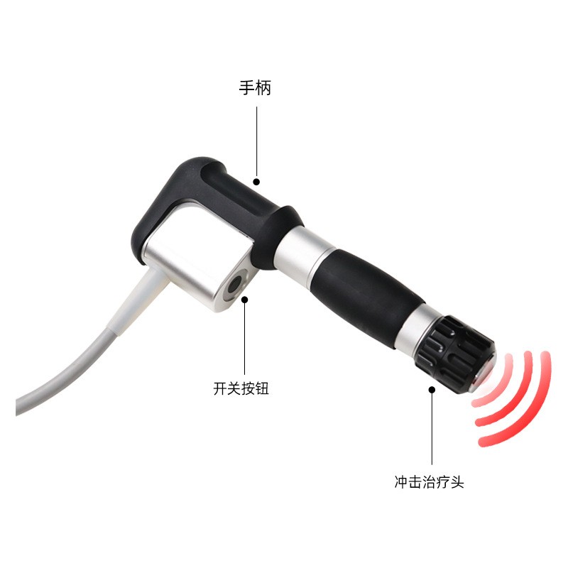 乐邦体外冲击波治疗仪豪华五代手柄六大处方配置六治疗探头使用图2