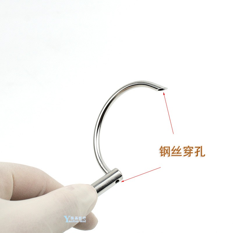 骨科器械钢丝引导器 空心钢丝导引器 穿孔器 宠物可用钢丝穿引器图3