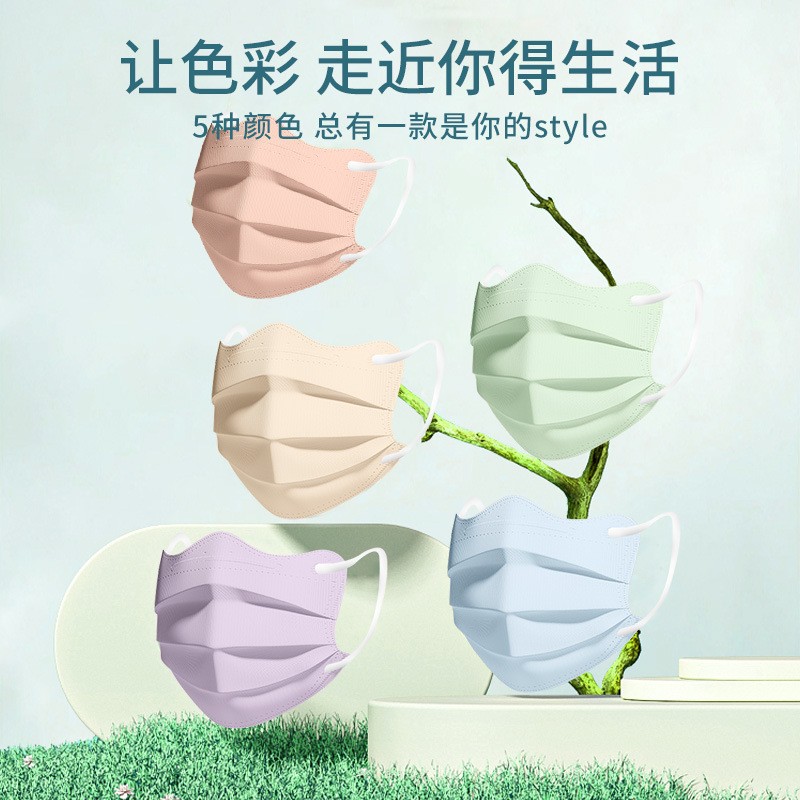 医用外科口罩一次性幼儿学生上学专用三层防护4-12岁儿童型独立装图2
