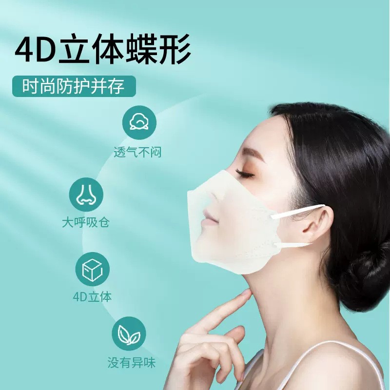 n95级医用防护口罩一次性医疗级别3D立体kn95女独立装 医用N95图2