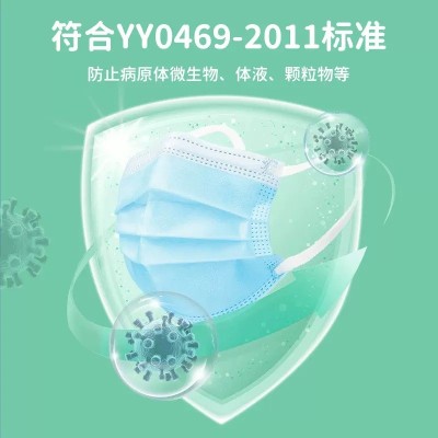 口罩一次性医疗三层防护幼儿学生外出医用级外科独立包装 厂家批发
