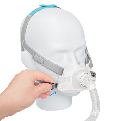 替代CPAP瑞思迈呼吸机口鼻面罩AirFit F30瑞迈特F40鱼跃F6A/F7A