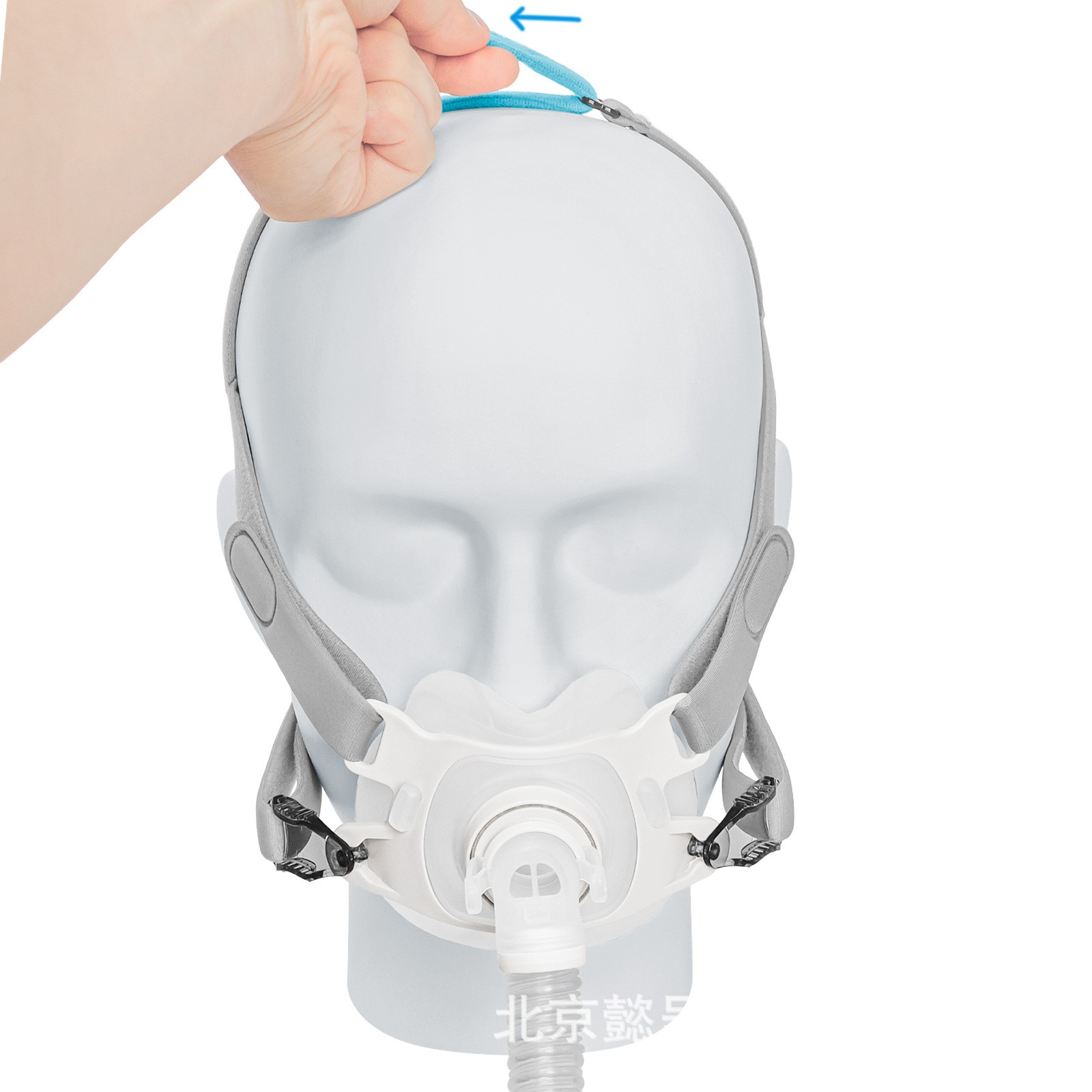 替代CPAP瑞思迈呼吸机口鼻面罩AirFit F30瑞迈特F40鱼跃F6A/F7A图3