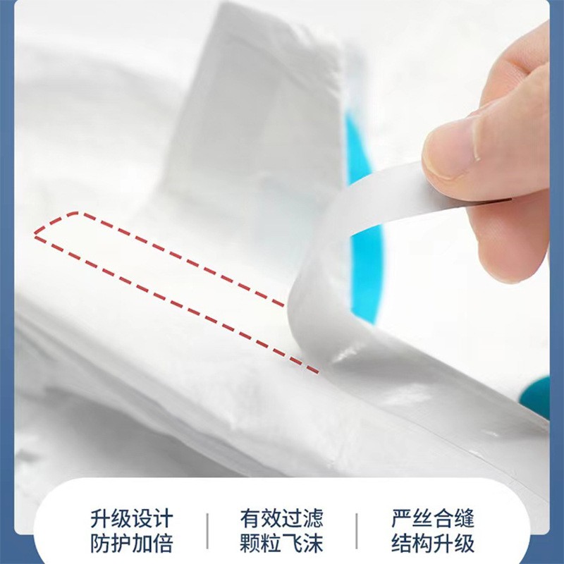 医用一次性防护服隔离衣高亢覆网膜防护服连体全身防护养 殖场批发图2