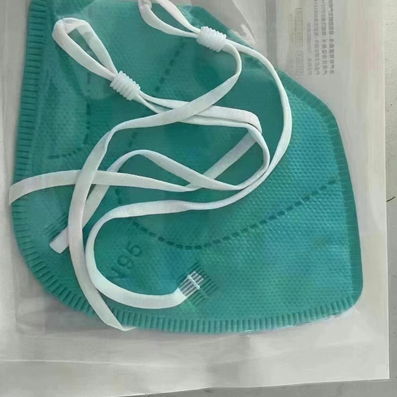 润正医用N95医用防护口罩头戴式挂耳式五层过滤灭菌独立包装批发图2