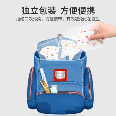 初医生儿童适用医用外科口罩3d立体一次性3到6岁三层独立包装冬季